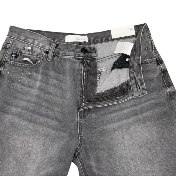 KanCan Estillo Vintage 90s Cargo Mom Jean Shorts Y2K Distressed Hem - Picture 9 of 12